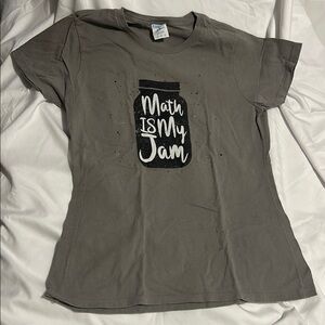 Gildan Charcoal Graphic Tee - Math Is My Jam